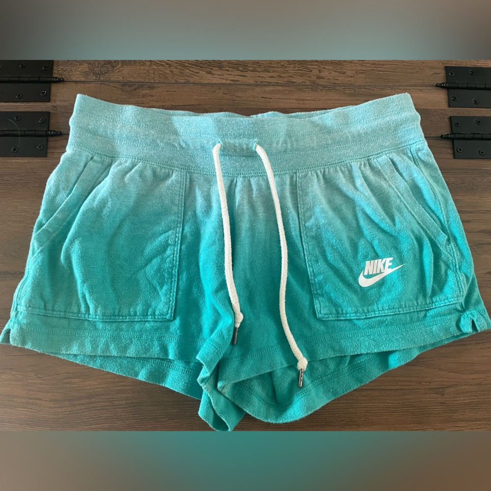 Ombré Blue Nike Shorts